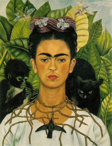 Frida Kahlo's *Self-portrait with Thorn Necklace and Hummingbird* (1940)