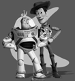 Greyscale Image from Toy Story