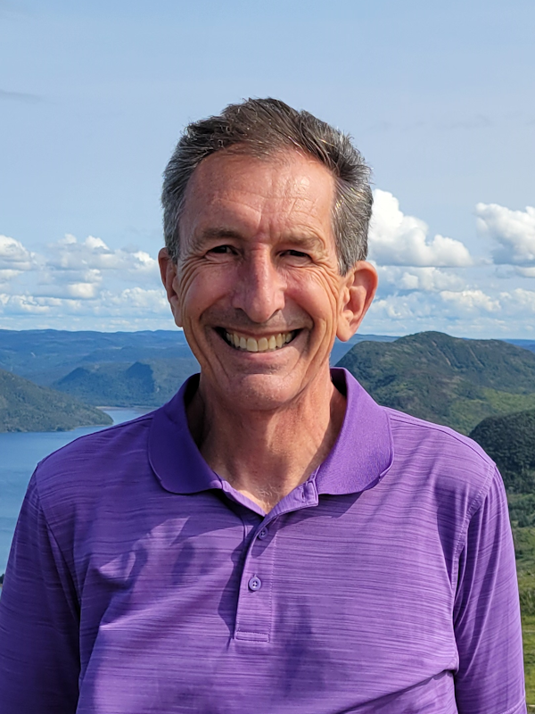 Mike Christel at Gros Morne National Park, Newfoundland, Canada July 2024